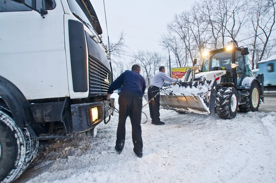 В каждом районе Екатеринбурга действуют снегоприемные полигоны
