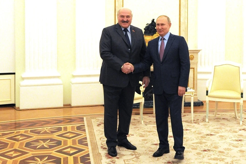 Путин и Лукашенко вместе пообедали деликатесами. Фото: пресс-служба Кремля