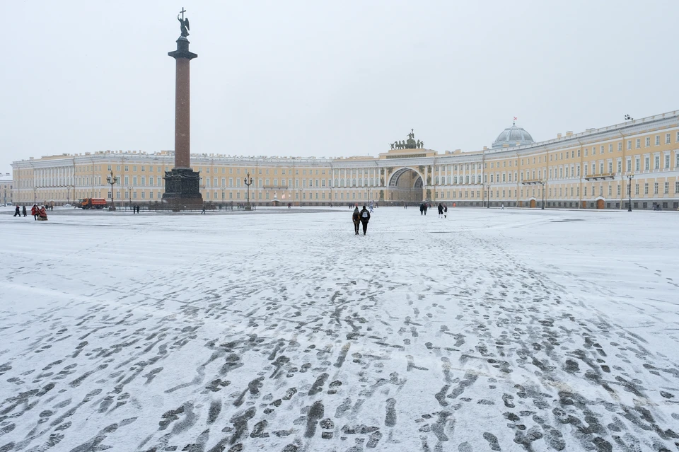 22 февраля в Петербурге и Ленобласти обещают сильный снегопад.