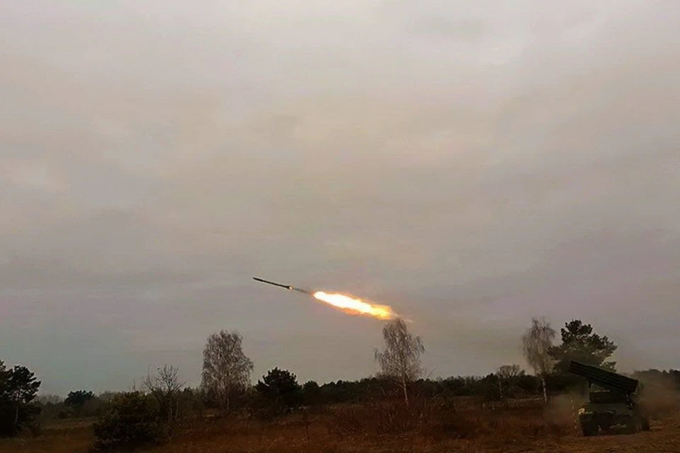 Украинская армия выпустила по Донецку 5 боеприпасов РСЗО «Град». Фото: МОУ