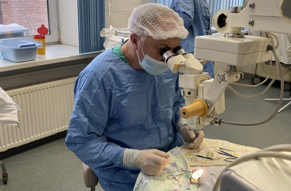 В Иркутске хирурги вернули зрение малышке с врожденным заболеванием. Фото: ИГОДКБ