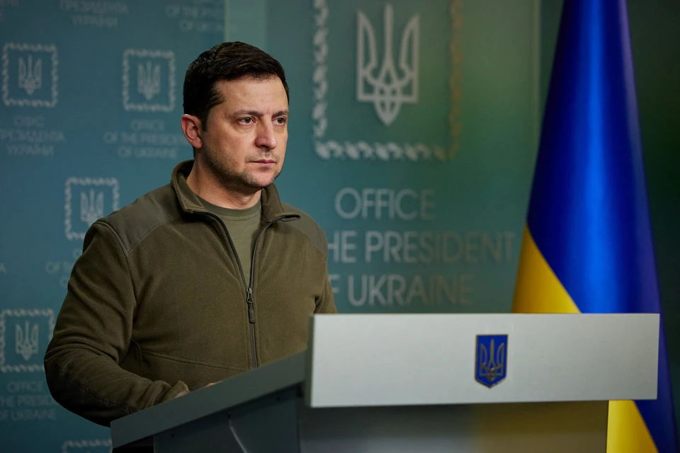 Президента Украины Владимира Зеленского записал новое видеообращение.