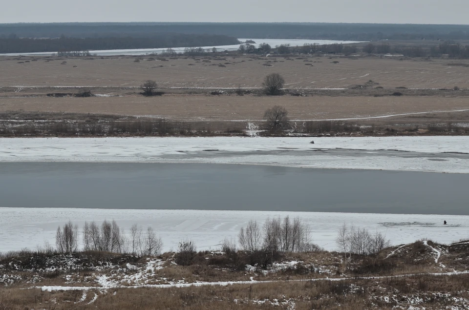 Активное таяние снега привело к повышению уровня воды в рязанских реках. Фото: Иван ПРОХОРОВ.