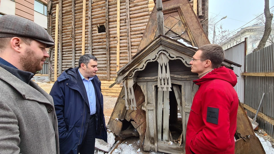 Депутат Александр Хинштейн оценил промежуточные итоги реставрации особняка