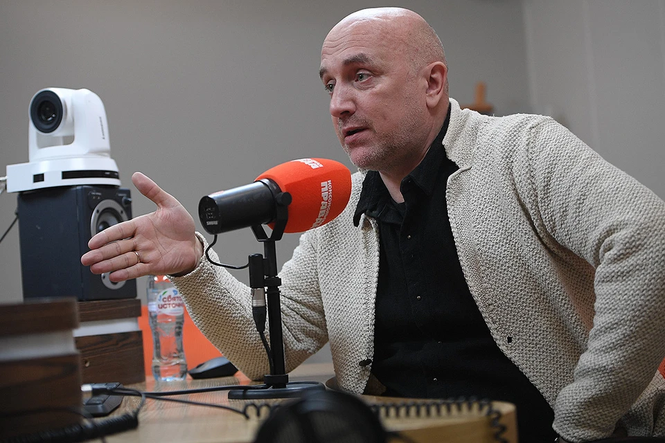 Писатель Захар Прилепин в эфире Радио «Комсомольская правда».
