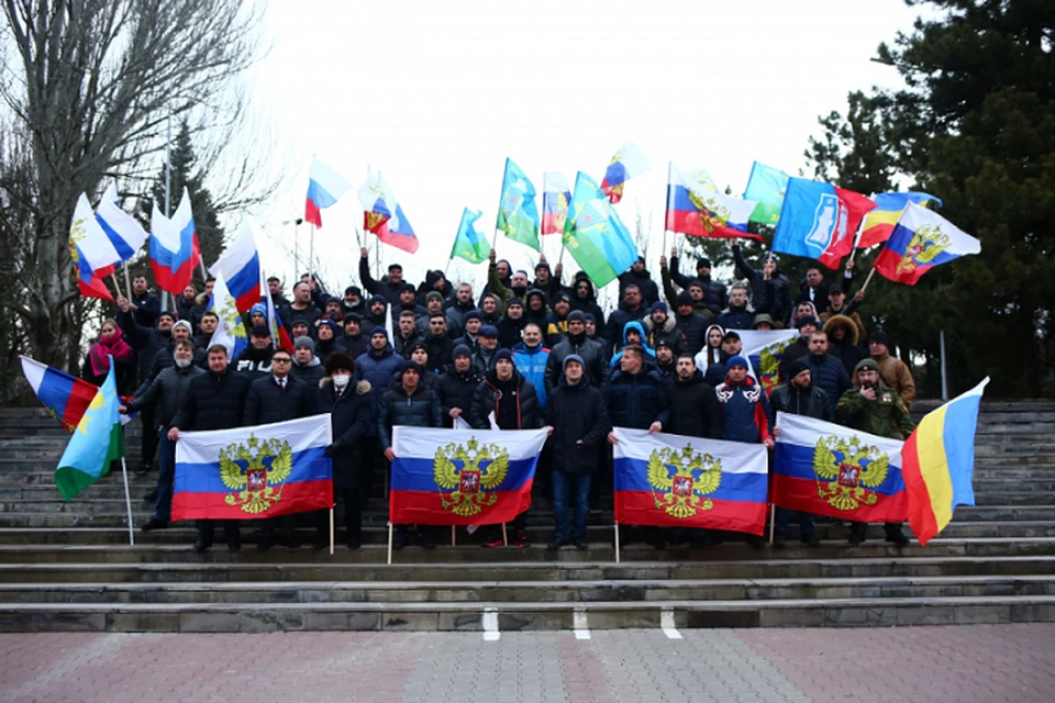 Пробег устроили в поддержку единства и солидарности народа. Фото: сайт администрации Ростова.