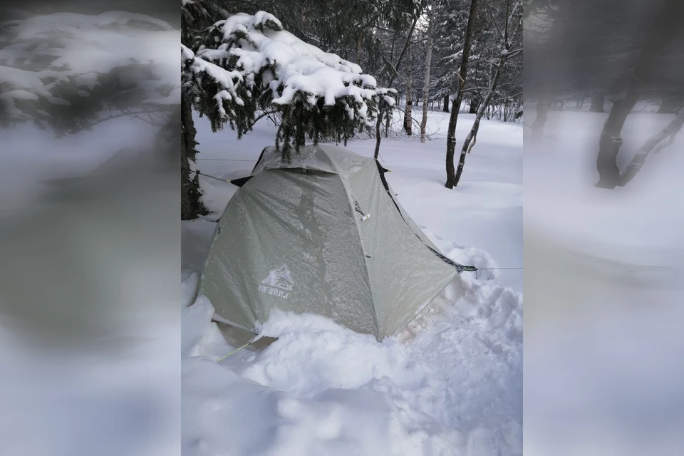 Турист оставил палатку и ушел в одиночный поход. Фото: нацпарк "Таганай"