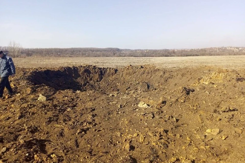 Украинские военные атаковали Донецк двумя снарядами «Точка – У». Фото: Телеграм / Алексей Кулемзин