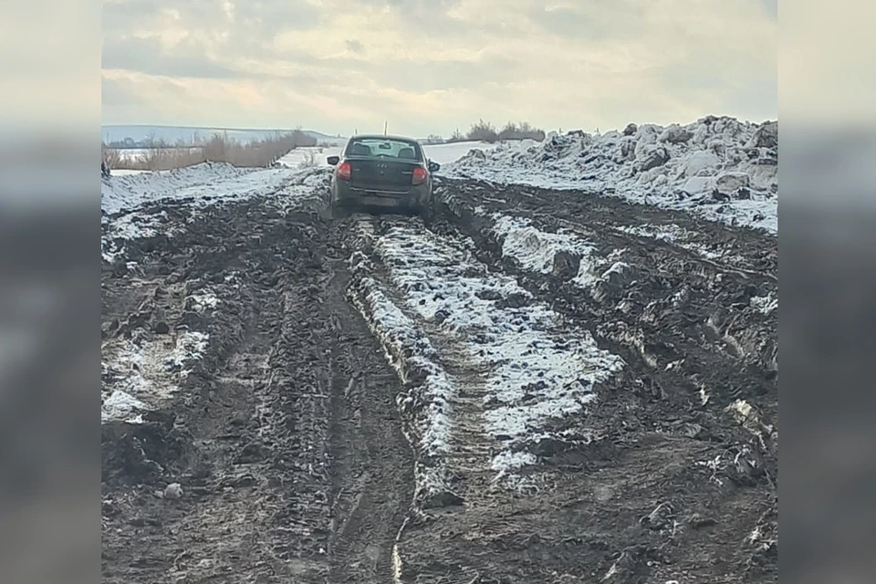 Вот такое вот месиво встречает жителей Орловки