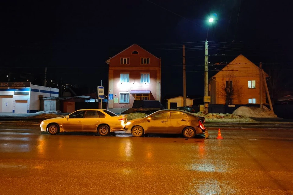 Один из водителей скрылся с места ДТП. Фото: Госавтоинспекция по Новосибирской области