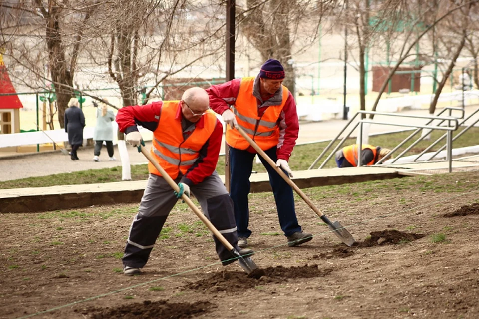 В уже городе готовятся к масштабной высадке растений. Фото: страница Алексея Логвиненко в VK.