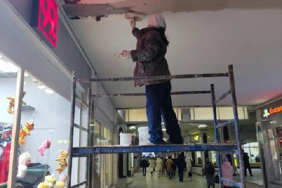 Ремонт продолжится до полного восстановления эстетического вида вестибюля. Фото: МУП «Метроэлектротранс»