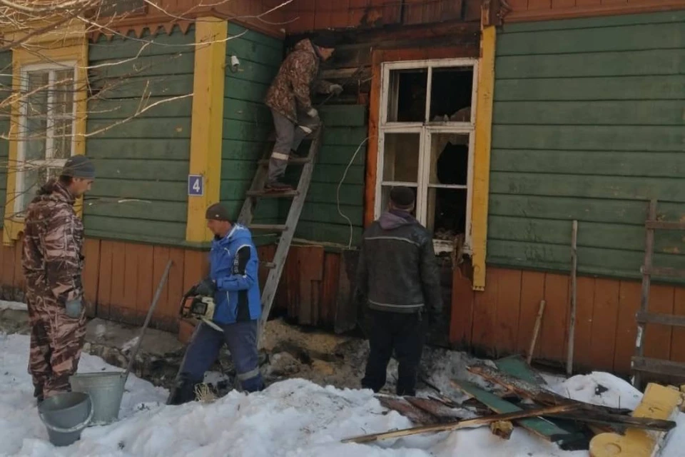 Памятник архитектуры спасла от огня добровольная пожарная дружина под Слюдянкой