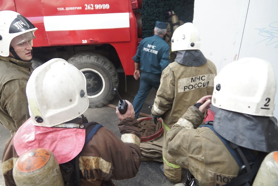 В тушении пожара были задействованы 2 единицы техники, 7 человек личного состава