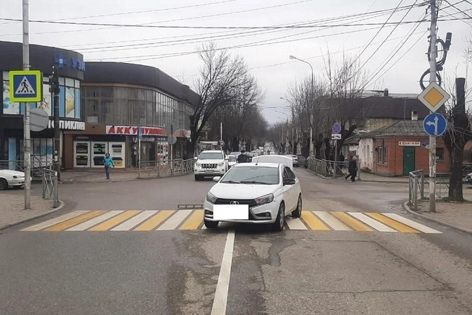 Пенсионерка стала участницей ДТП. Фото: УГИБДД по Ставрополью.