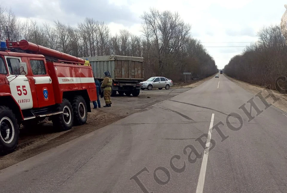 Пошел на обгон и попал в ДТП: авария под Кимовском Тульской области