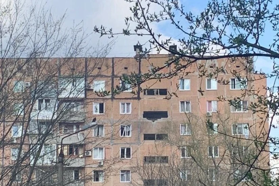 Украинские военные открыли огонь по мирному кварталу. Фото: Штаб территориальной обороны ДНР