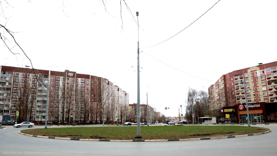 Для клумбы на улице Шереметьевской выбрали оформление. Фото: администрация Рязани.