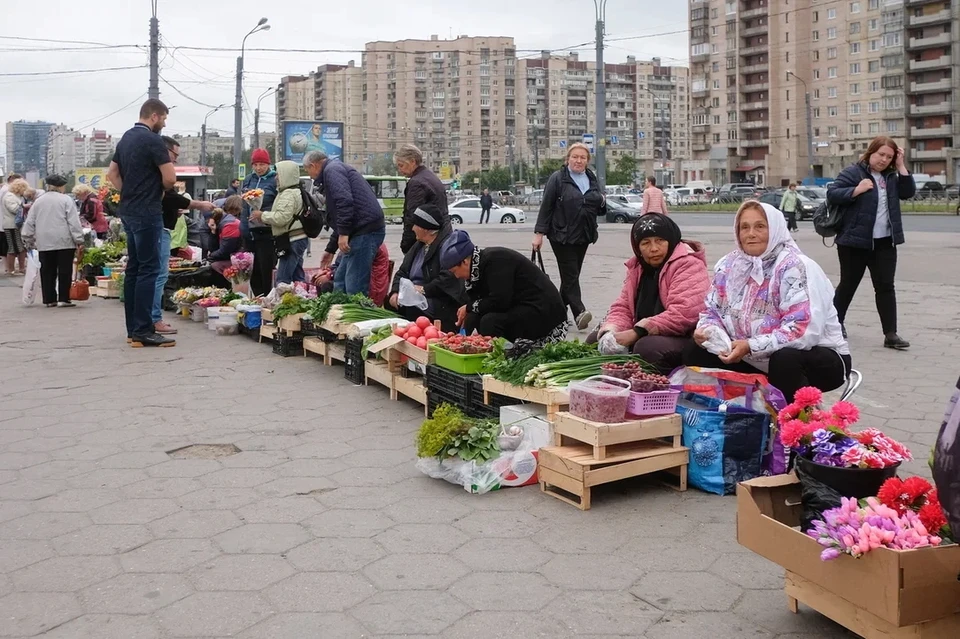 В ККИ рассказали, как в Петербурге борются с нелегальными уличными торговцами.