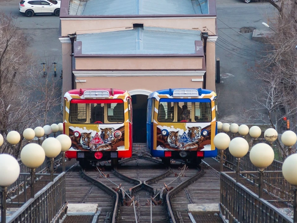 Фуникулер во Владивостоке. Фото: Вадим МАРТЫНЕНКО