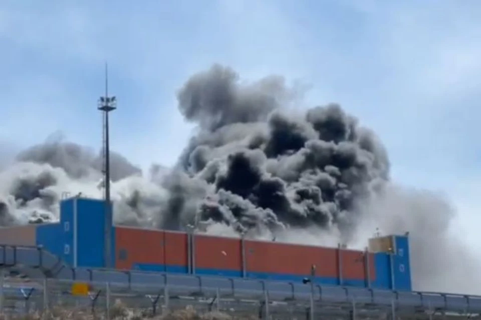 На Сахалинской ГРЭС-2 потушили пожар. Фото: стоп-кадр видео