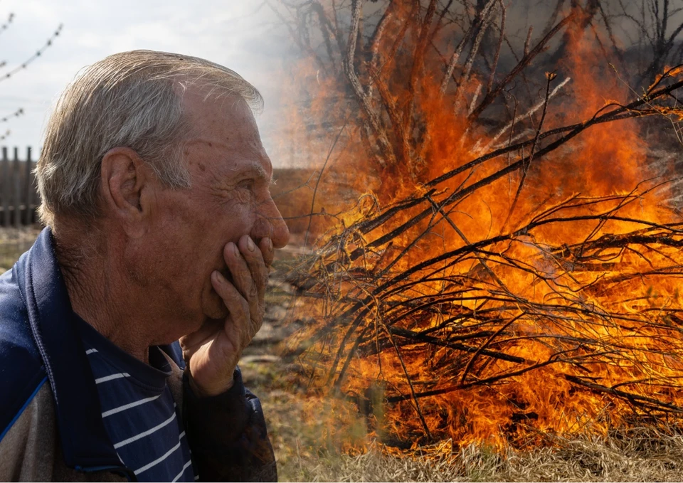 В Кургане выгорели уже тысячи гектаров. Фото: Наиль Фаттахов