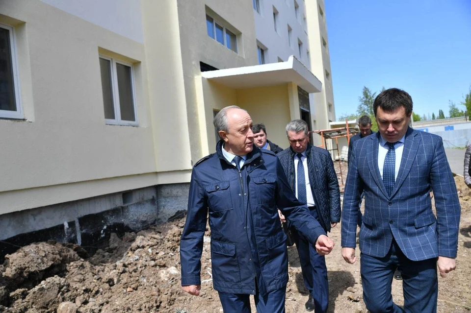 Валерий Радаев на объекте