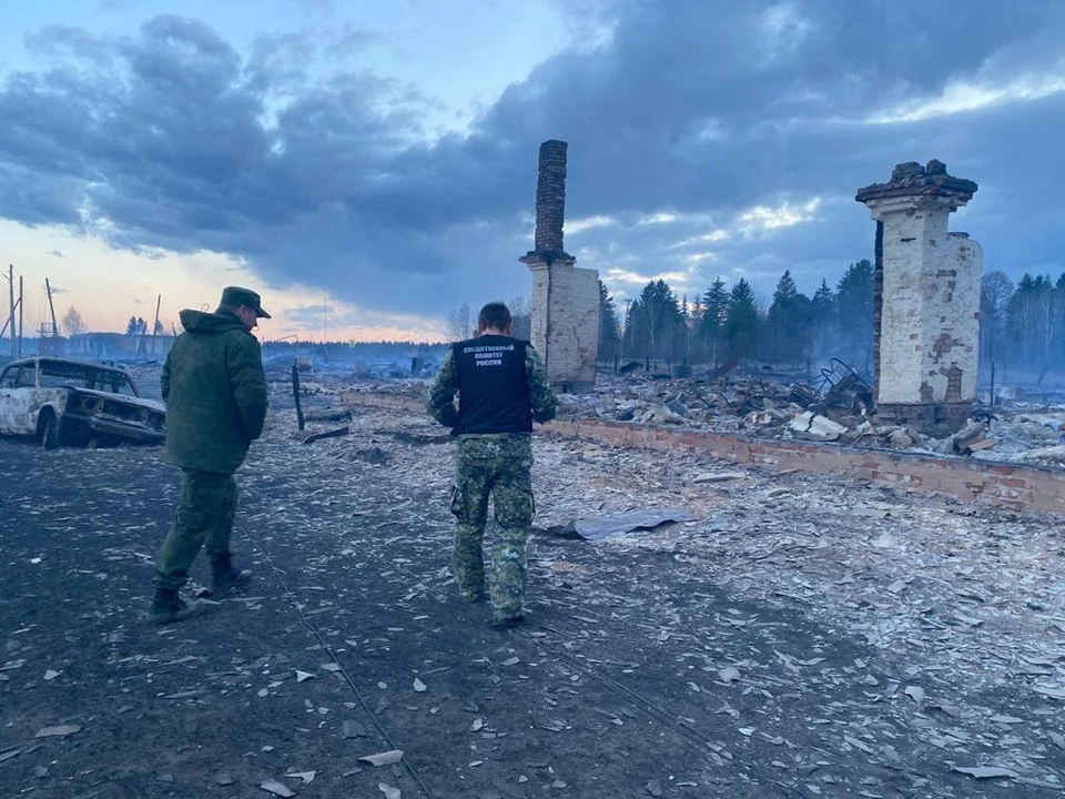 Количество жертв пожаров в Красноярском крае увеличилось до 8 человек. Фото: СК по Красноярскому краю
