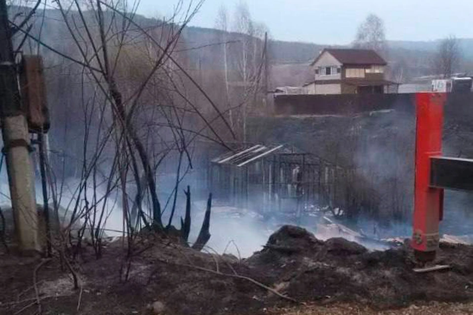Под Красноярском женщина спалила три садовых участка, пытаясь сжечь старые квитанции. Фото: МВД по Красноярскому краю