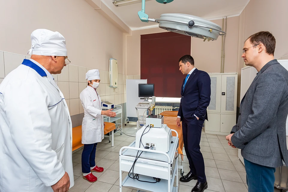 Глава региона Антон Алиханов побывал в обновленной больнице Балтийска.