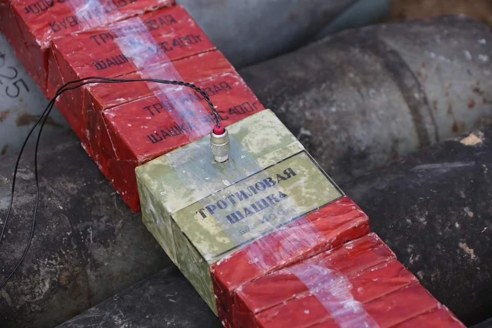 В Росгвардии отметили, что все чаще сталкиваются на Украине с минами-ловушками, которые оставляют украинские националисты. Фото: пресс-служба Росгвардии