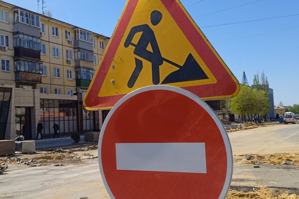 В Липецке продолжается ремонт улицы Плеханова