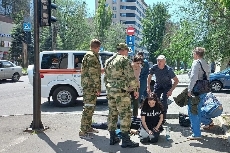 Под обстрел ВФУ попал самый центр города. Фото: t.me/NeoficialniyBeZsonoV