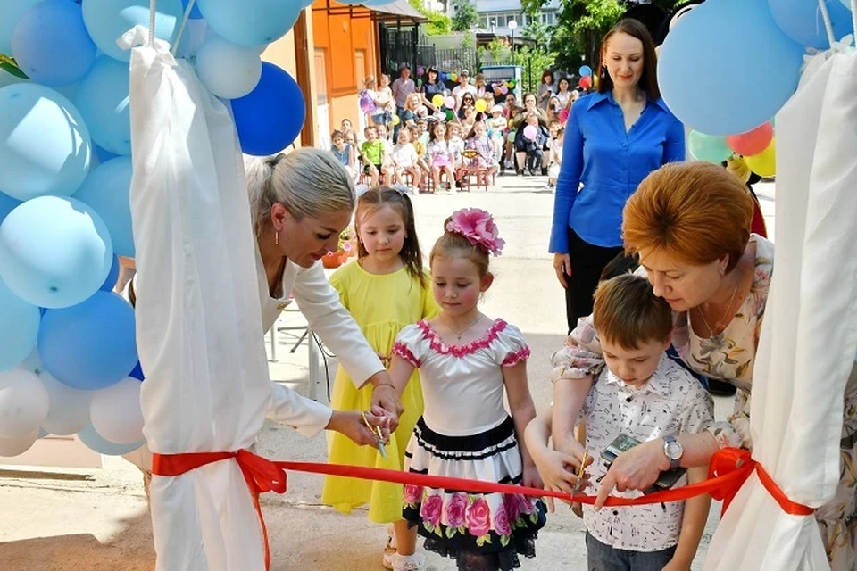 Открылся новый блок в детсаде № 6. Фото: https://t.me/AlekseiKopaigorodskii