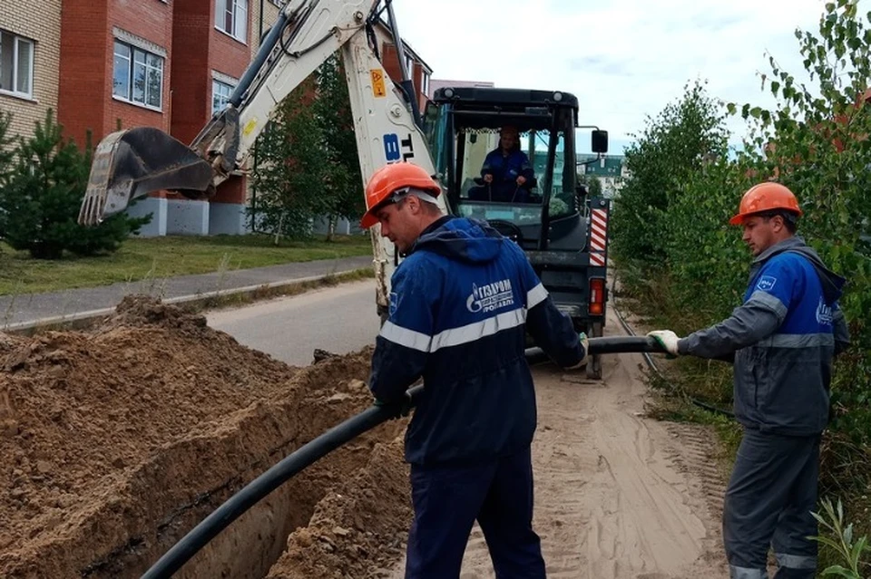Строительство распределительного газопровода в Ярославле. ФОТО: «Газпром газораспределение Ярославль»