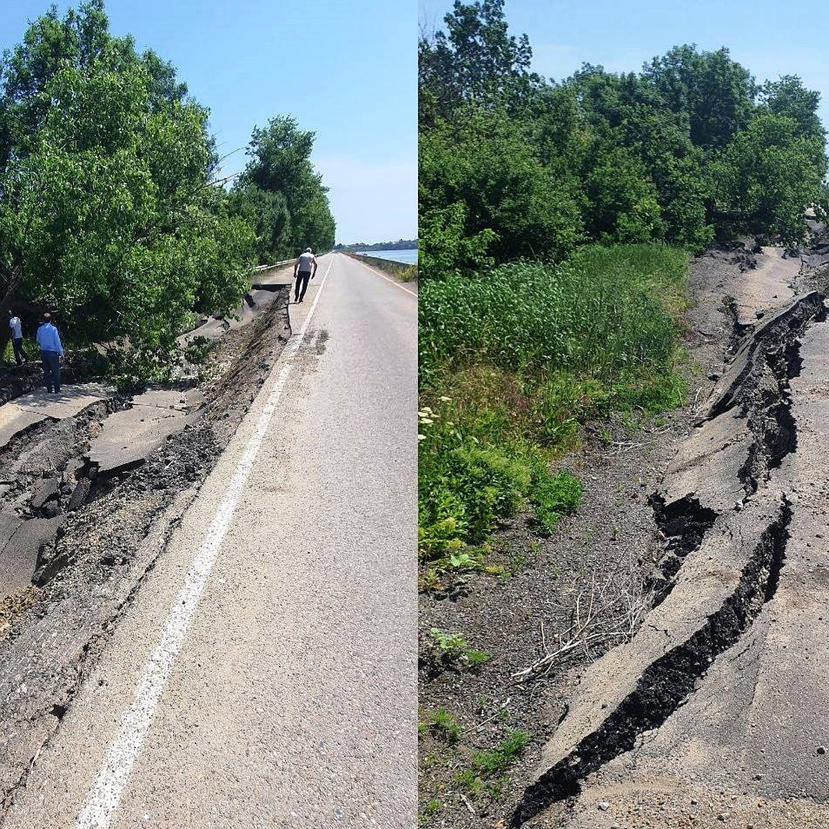 «С каждым днем трещины все больше»: жители Адыгеи опасаются прорыва дамбы  на Октябрьском водохранилище - KP.RU