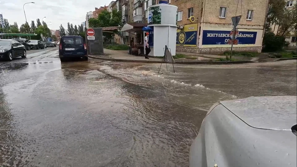 Блогер поделился кадрами с места событий