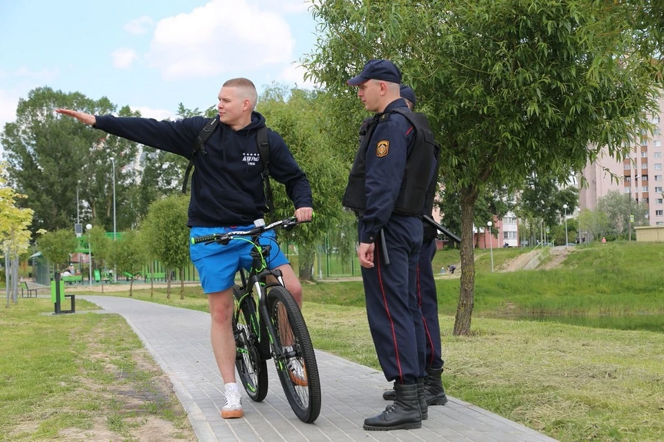 Гомельские милиционеры будут патрулировать улицы в штатском на велосипедах. Фото: УВД Гомельского облисполкома