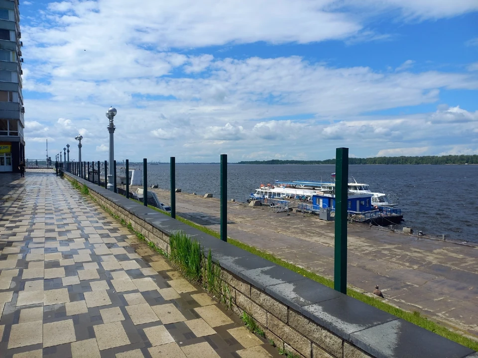Так выглядит территория речного вокзала в данный момент / Фото: РЕЧФЛОТ-63