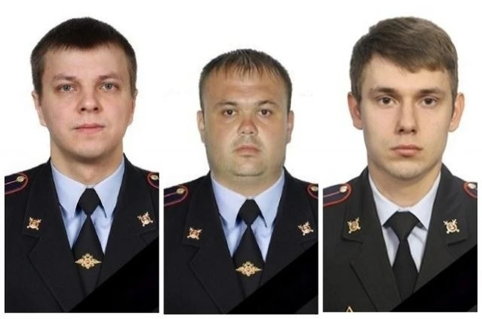 13 июня состоится церемония прощания с сотрудниками органов внутренних дел, погибшими в ДТП: Чернявским Артёмом Владимировичем, Виноградовым Даниилом Германовичем, Алексеевым Андреем Сергеевичем.