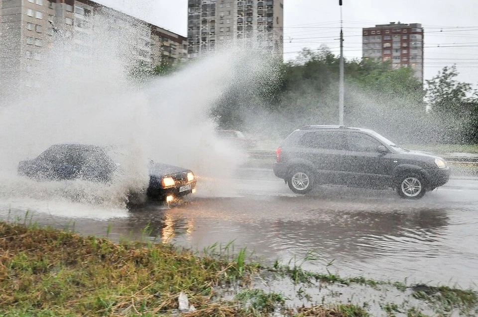 20 июня на улицах города был настоящий потоп. Фото: архив
