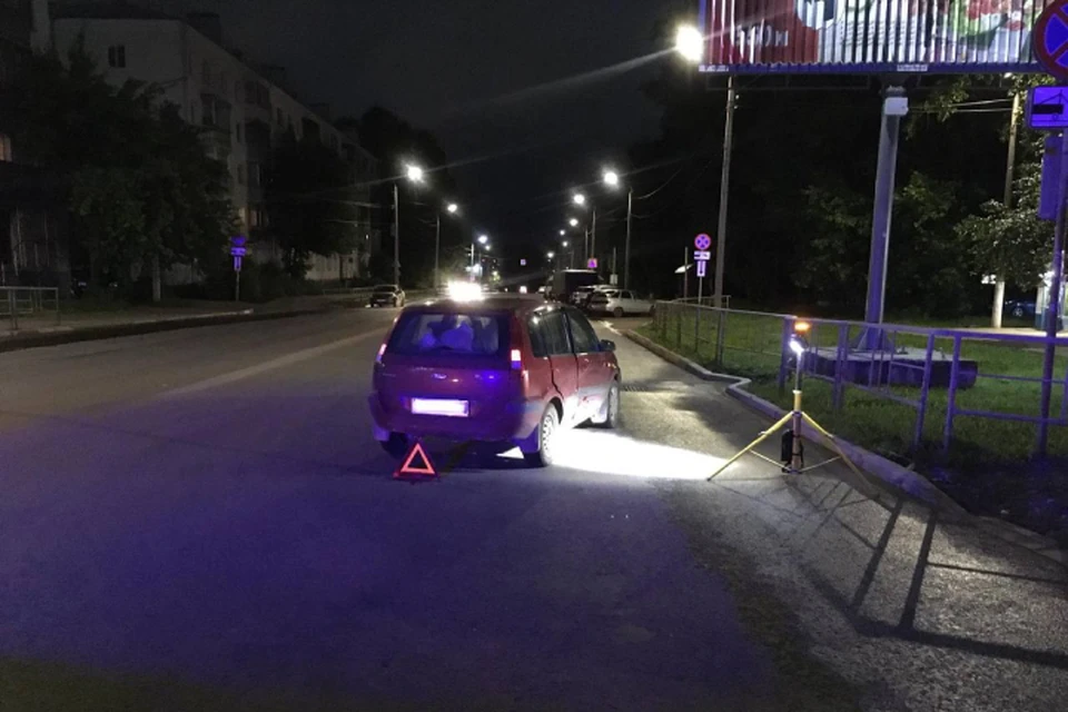Авария произошла на улице Некрасова. Фото: Госавтоинспекция Кировской области