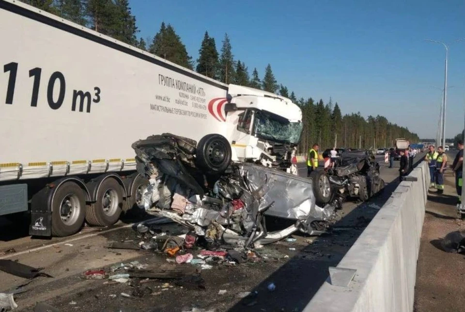 В аварии погибли два человека Фото: ДТП и ЧП Петербургу