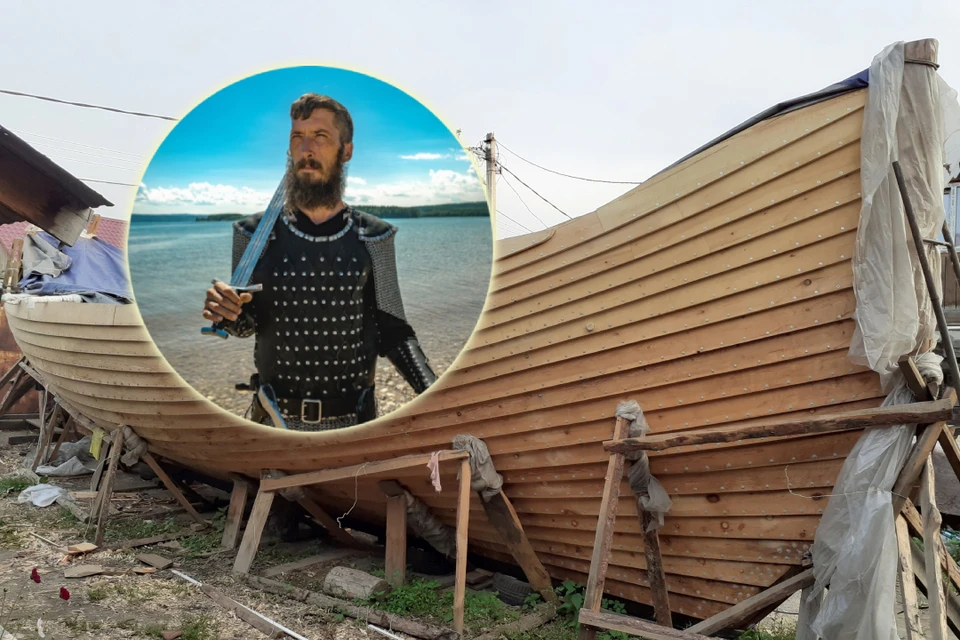Cибиряк, построивший средневековый корабль, решил воссоздать деревню викингов. ФОТО: личный архив Владимира Томилова