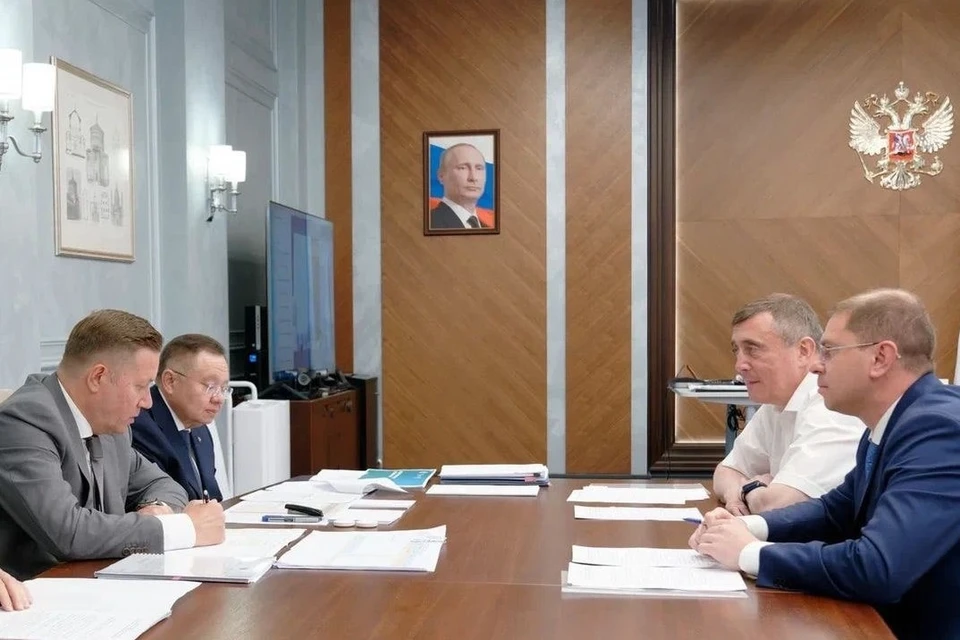 В минстрое России состоялась рабочая встреча. Фото регионального правительства