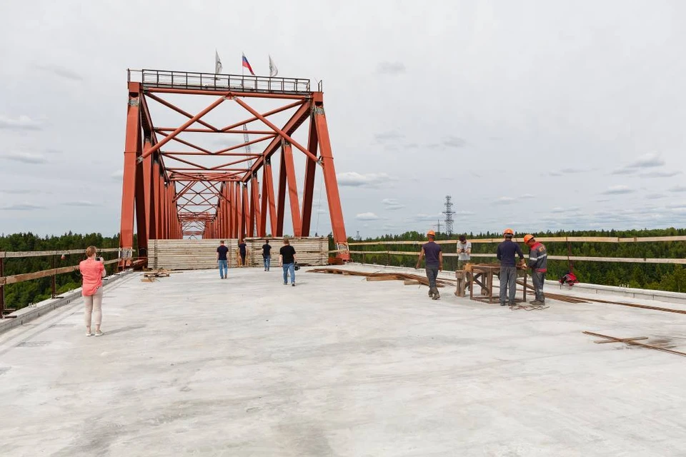 Мост начали строить в 2020 году. Фото предоставлено ООО «ЕТС».