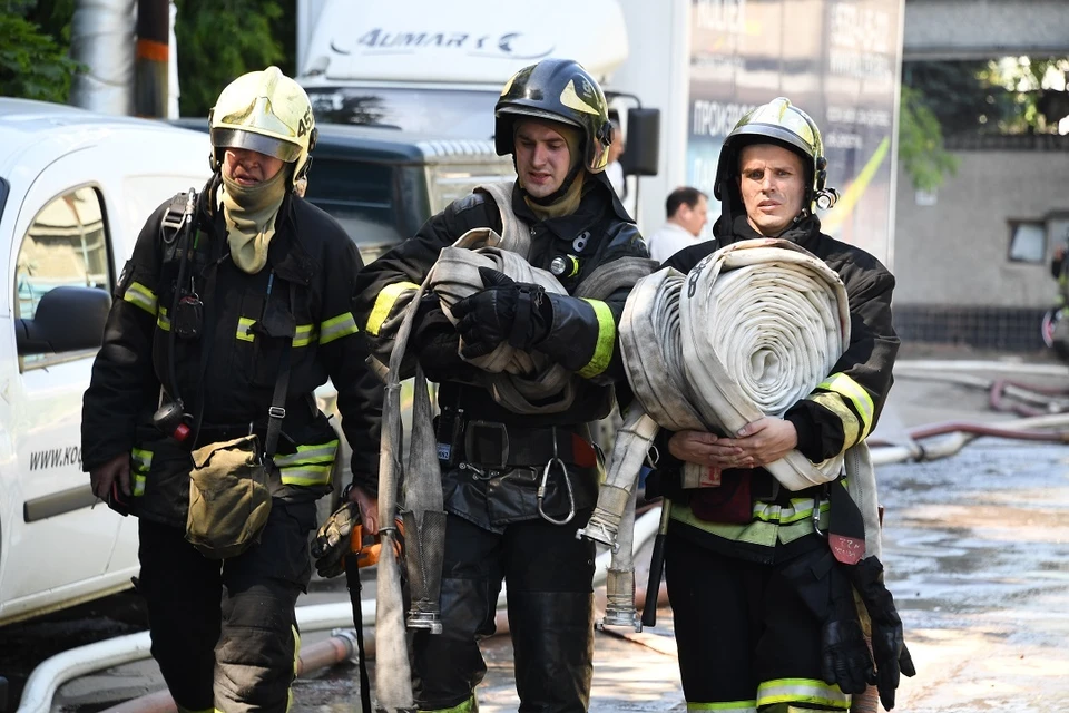 Огонь охватил 20 квадратных метров метров.
