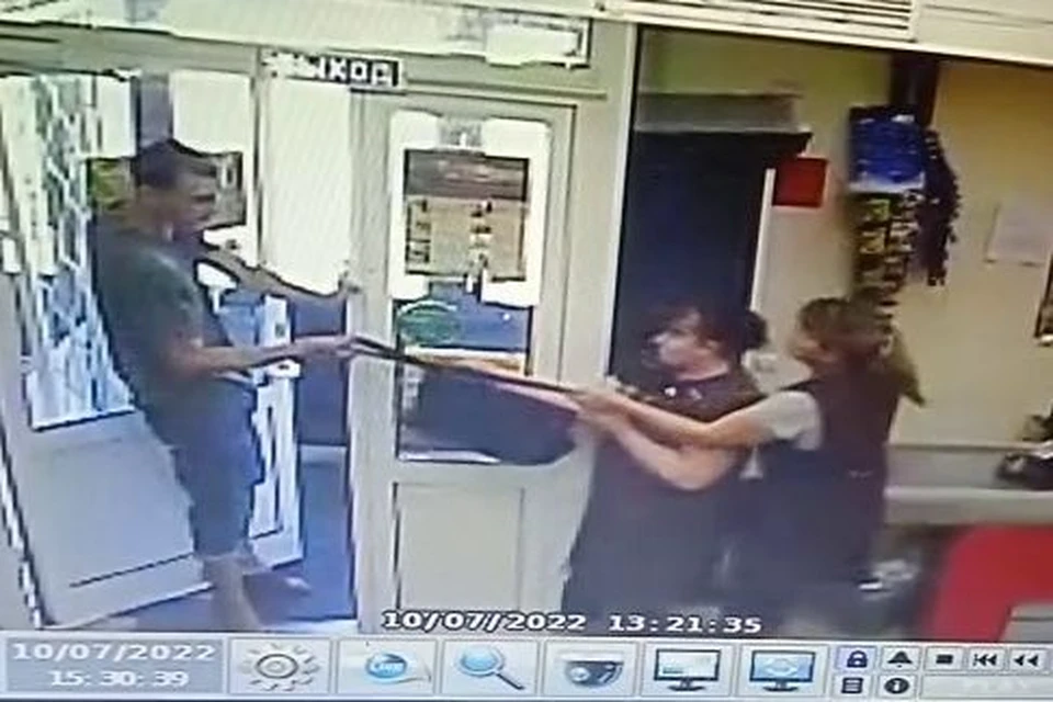 Инцидент произошел в магазине по адресу Матросова, 23/1. Фото: скриншот с видео "Бийск 22"