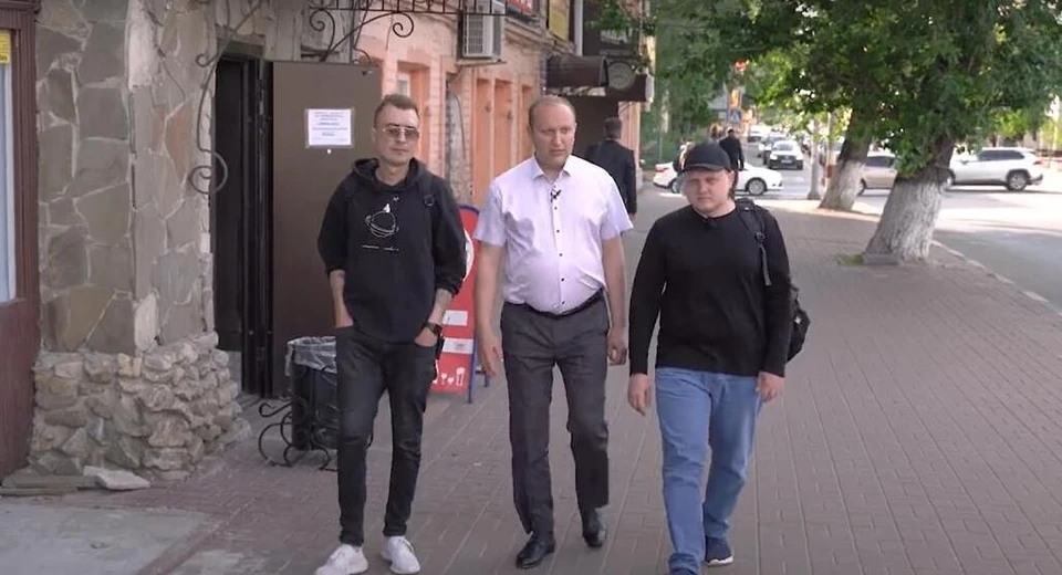 Дмитрий Вавилин на прогулке