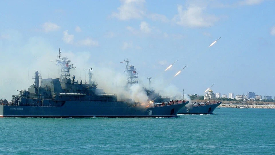 Черноморский флот завоевал господство в Азовском море